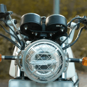 Защита фары Type 2 серебристая Zana Interceptor 650 / Continental GT 650