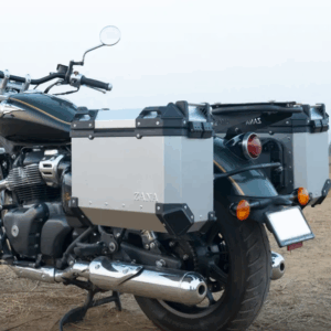 Боковые кофры 36л L-flat серебристые Zana Super Meteor 650